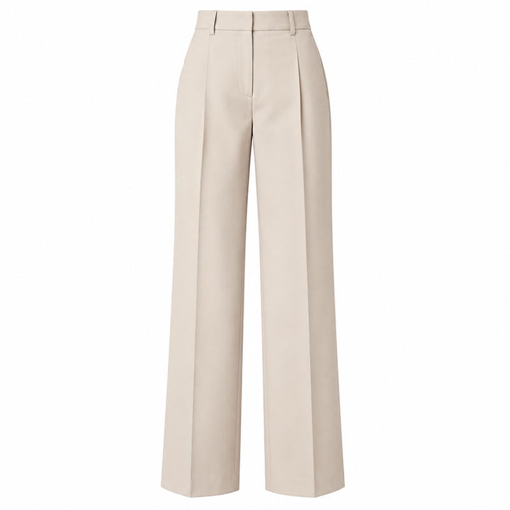 Arden High-Waist Straight Trousers