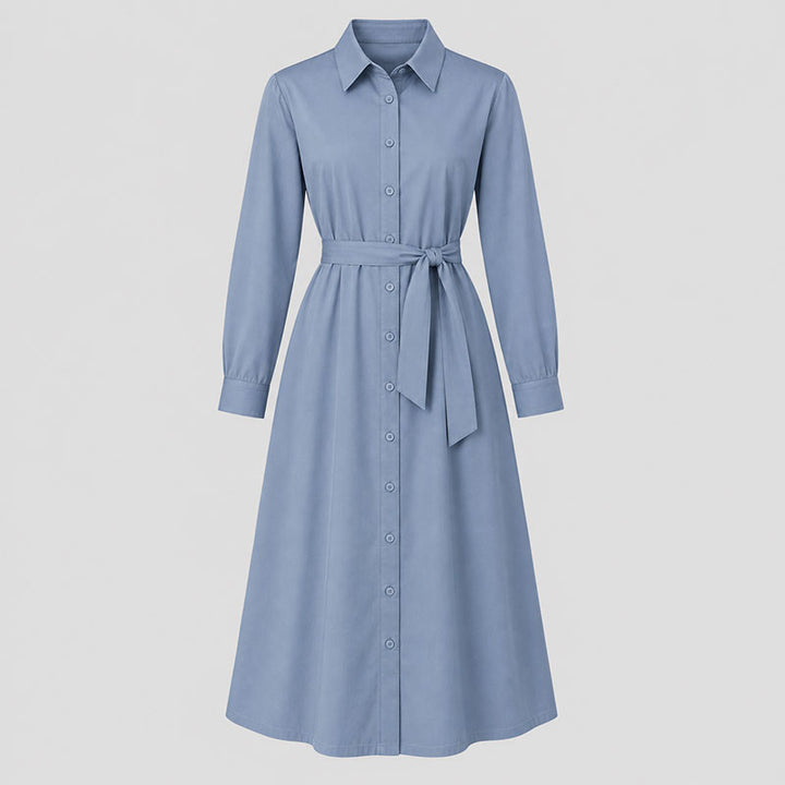 Elowen Belted Shirt Dress